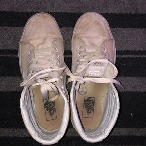 White Hightop Vans